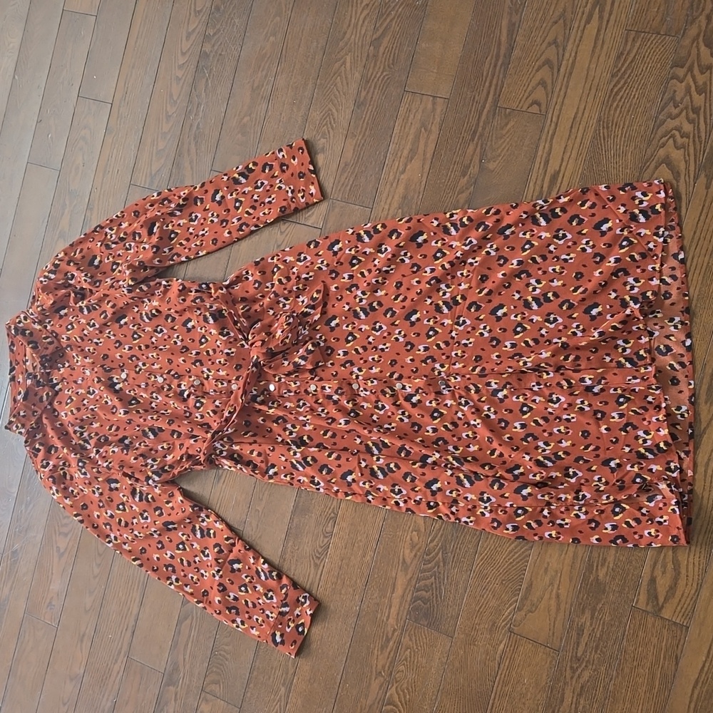 NWOT Hema animal print maxi dress size L